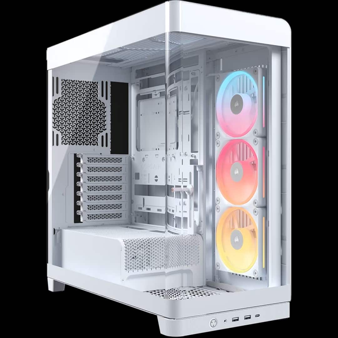 Obudowa Corsair FRAME 4500X LX-R RGB, Biała — zdjęcie 1 z 8