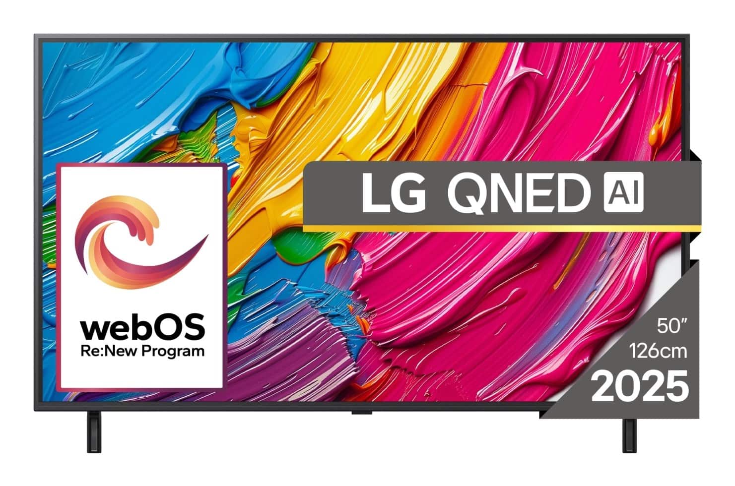 Telewizor LG 50QNED80A3A QNED 50'' 4K Ultra HD WebOS Dolby Digital DVB-T2 Czarny (WYPRZEDAŻ) — zdjęcie 1 z 7