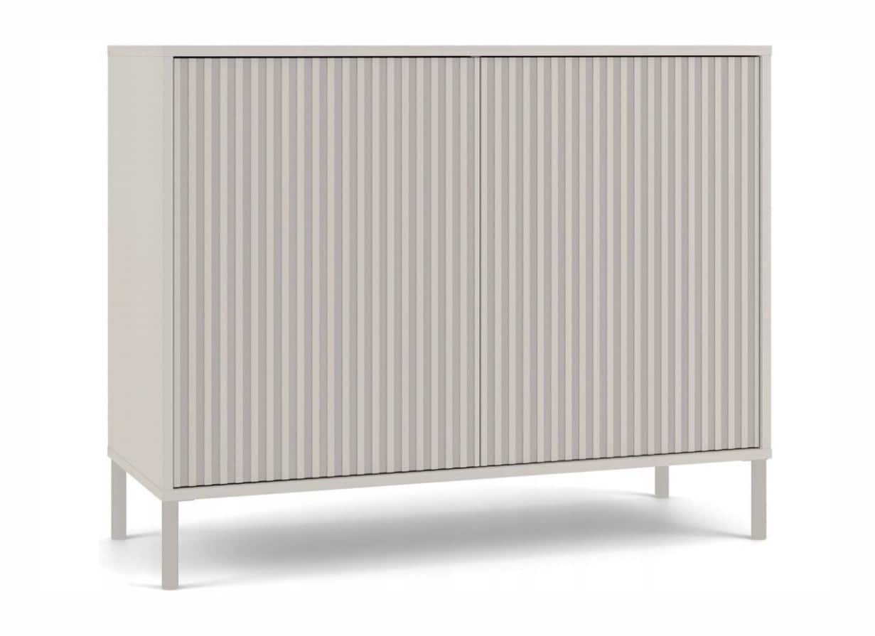 Komoda KAMARO 2D SLIM KASZMIR 4 Półki Metal — zdjęcie 1 z 8