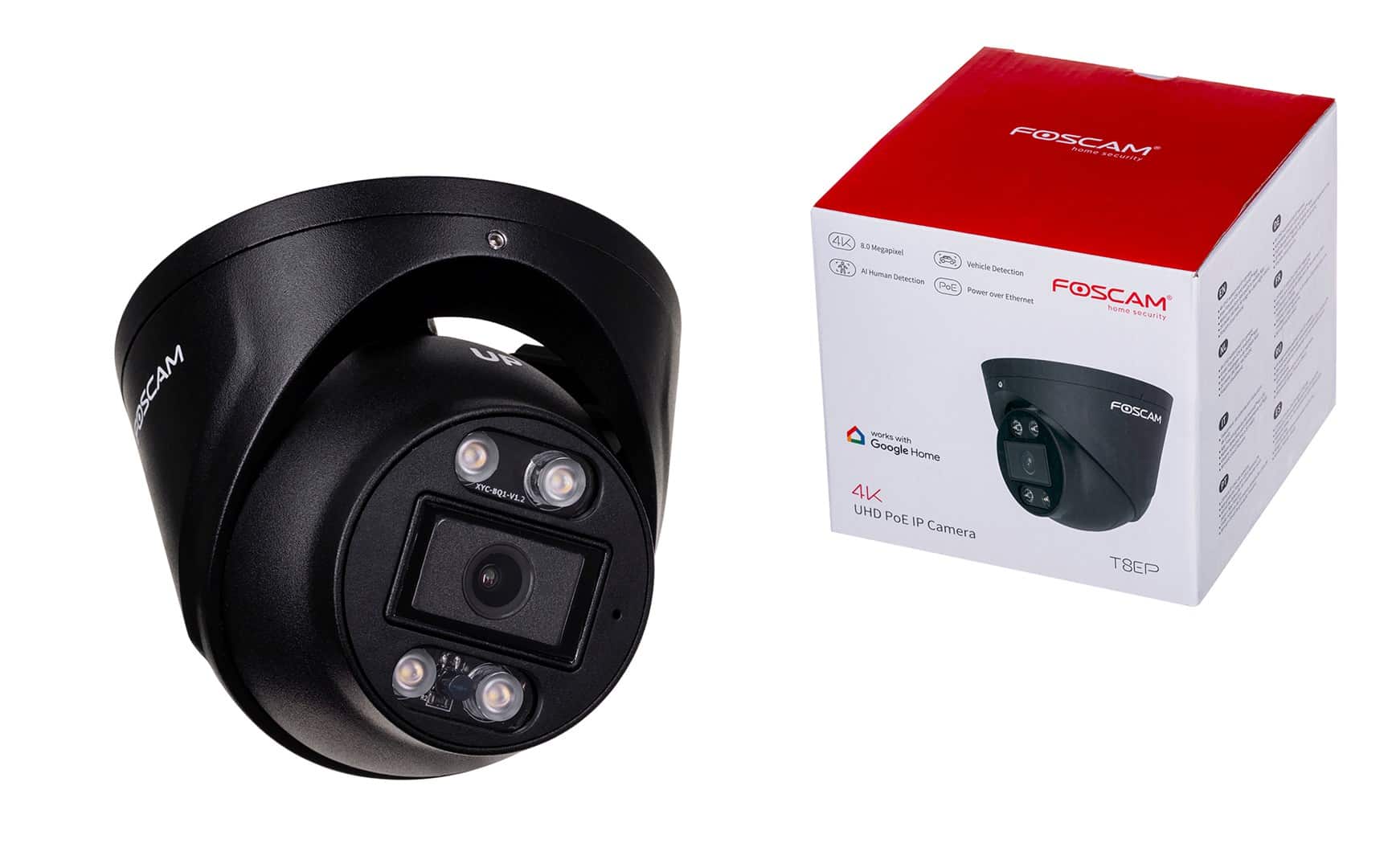 Kamera IP Foscam T8EP 8MP PoE do monitoringu — zdjęcie 1 z 8