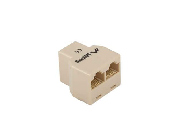LANBERG ZŁĄCZKA SIECIOWA RJ45 -> 2X RJ45 — zdjęcie 1 z 2