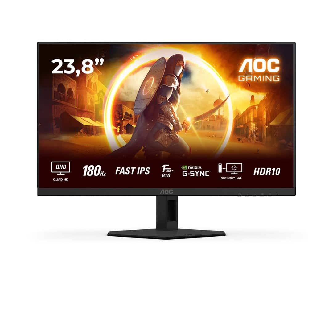 MONITOR AOC LED 23,8" Q24G4RE 180Hz — zdjęcie 1 z 8
