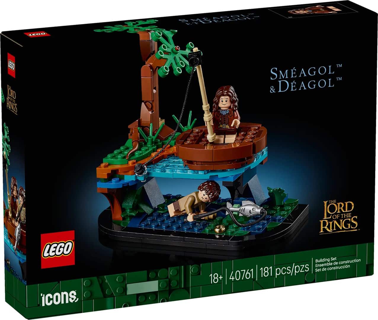 LEGO Icons Władca pierścieni: Smeago i Deago — zdjęcie 1 z 4
