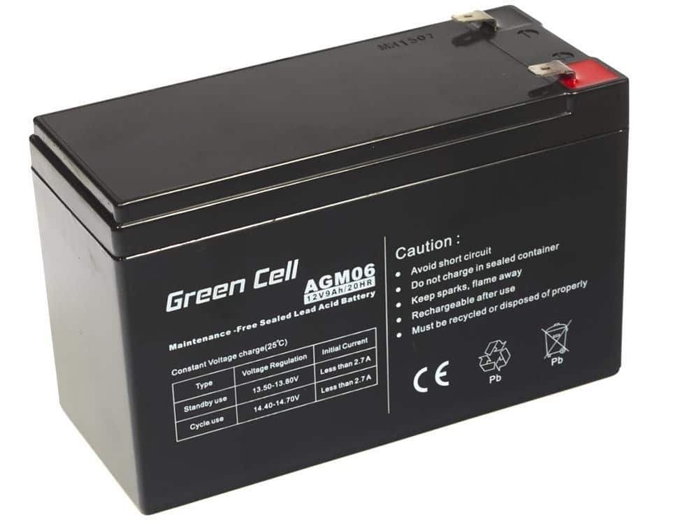 GREEN CELL AKUMULATOR ŻELOWY AGM06 12V 9AH — zdjęcie 1 z 5