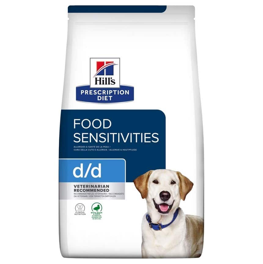 Hill's PD d/d food sensitivities, duck and rice, dla psa 4 kg — zdjęcie 1 z 4
