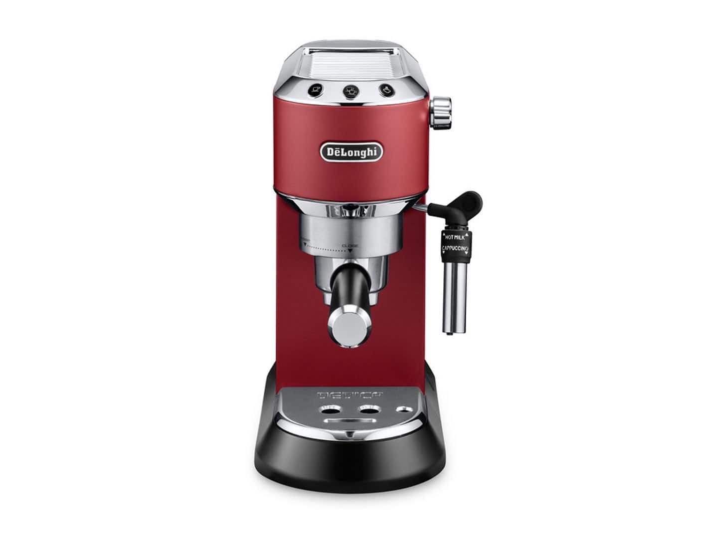Ekspres kolbowy DeLonghi Dedica Style EC 685.R (1300W; kolor czerwony) (WYPRZEDAŻ) — zdjęcie 1 z 7