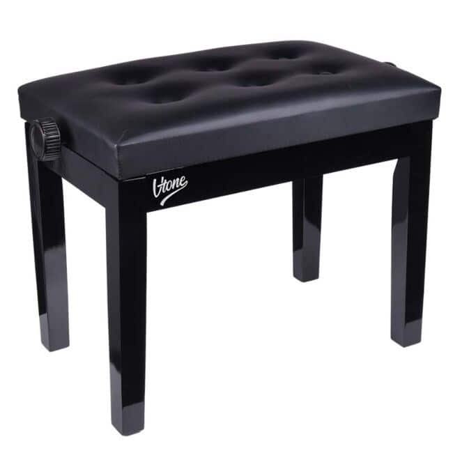 V-TONE ŁAWA 1 BK - Lawa do pianina fortepianu CZARNA — zdjęcie 1 z 4