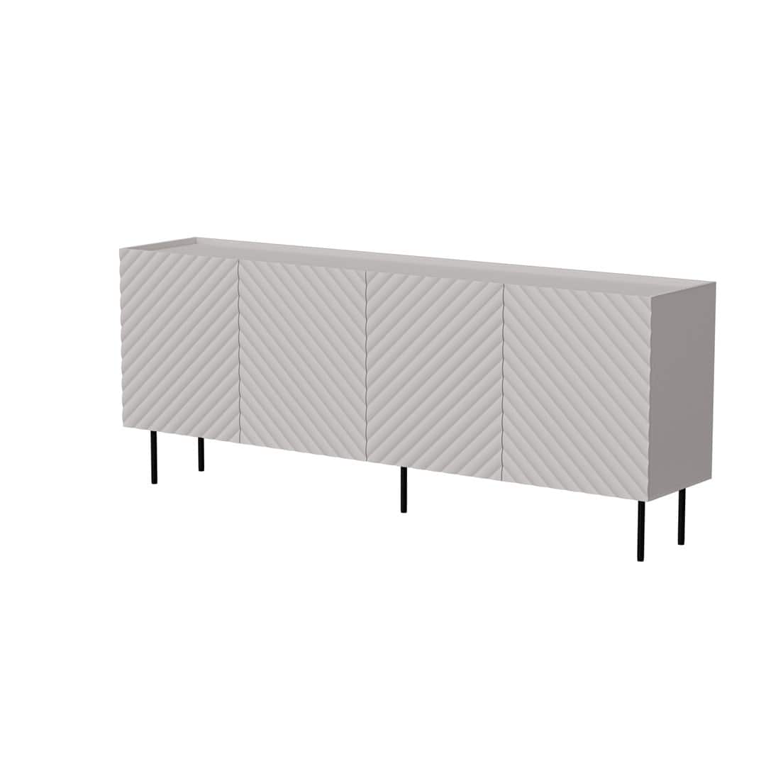 Komoda 4D LUCCA 200x40x80 kaszmir — zdjęcie 1 z 4
