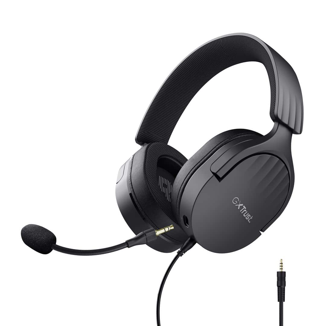 Słuchawki TRUST GXT489 FAYZO HEADSET BLK 85% recyklingu — zdjęcie 1 z 7