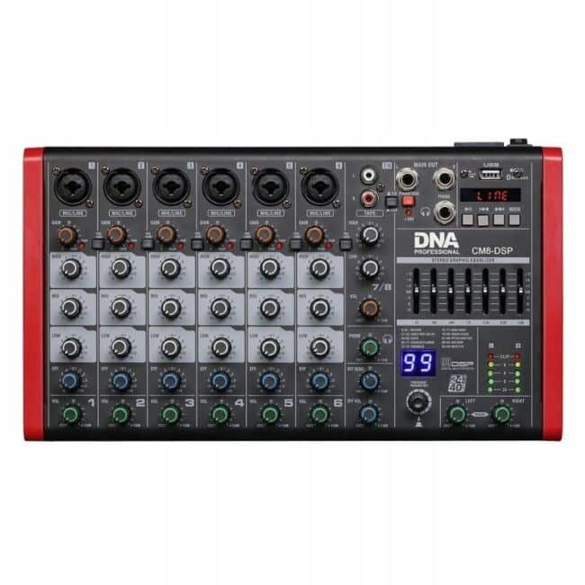 DNA CM8-DSP - Mikser audio USB, Bluetooth, Phantom