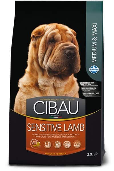 FARMINA Cibau Sensitive Lamb Medium & Maxi - sucha karma dla psa - 14kg — zdjęcie 1 z 2