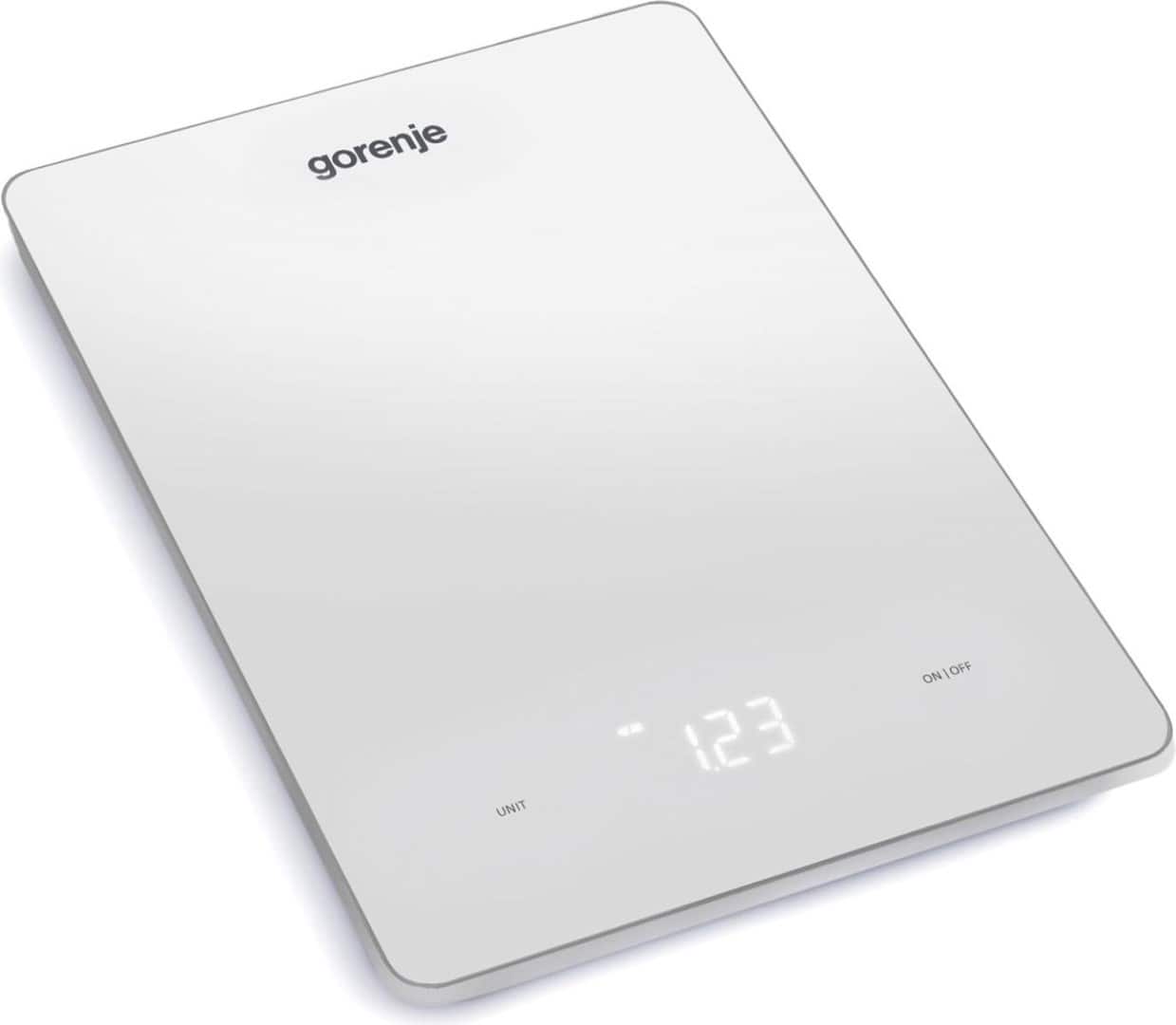 Waga kuchenna Gorenje KT10LBW, biała, 10 kg — zdjęcie 1 z 3