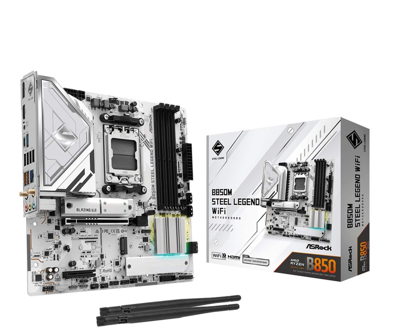 Płyta główna ASRock B850M Steel Legend WiFi — zdjęcie 1 z 6