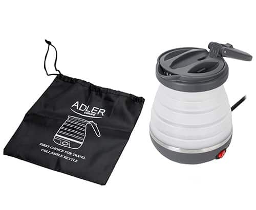 Czajnik elektryczny Adler AD 1279 (750W, 0.6l, kolor biały) — zdjęcie 1 z 8
