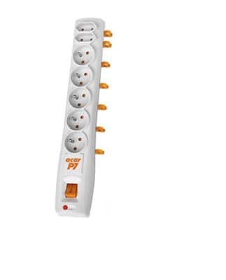 Listwa przeciwprzepięciowa HSK DATA ACAR P7 (1,5m; kolor czarny) — zdjęcie 1 z 2