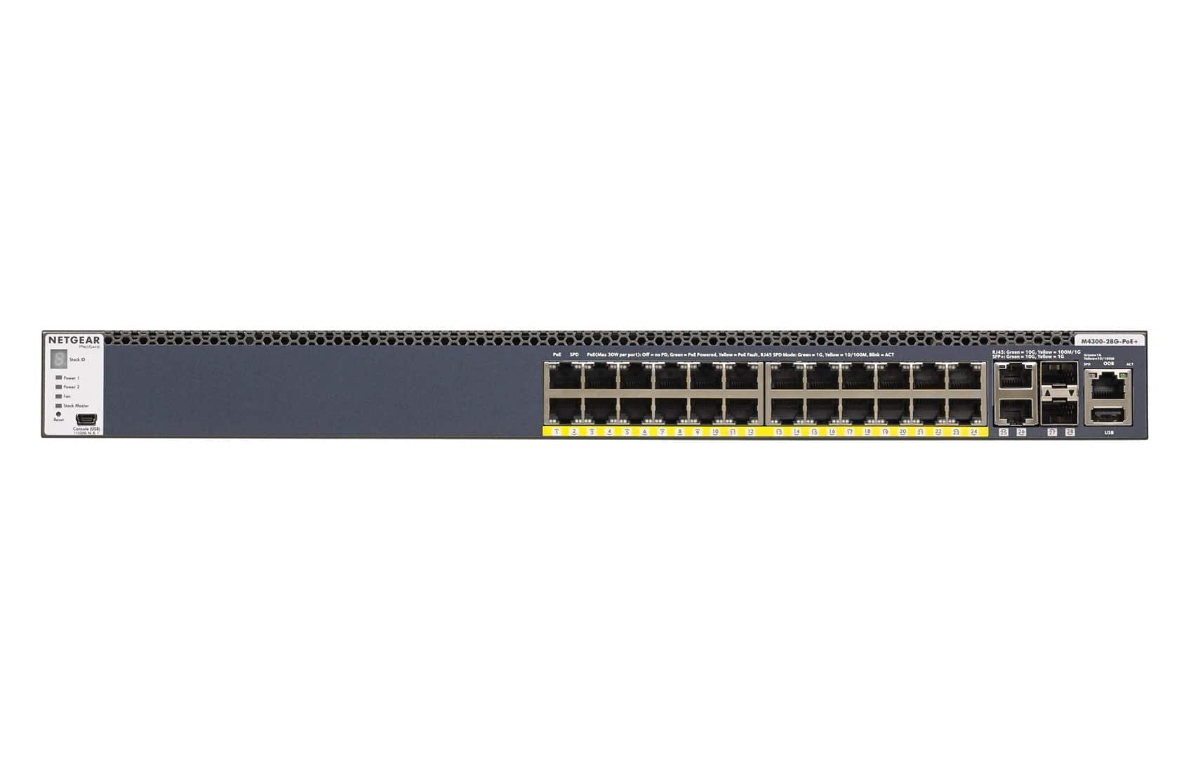 Switch Netgear GSM4328PA-100NES 28p Managed Gigabit — zdjęcie 1 z 5
