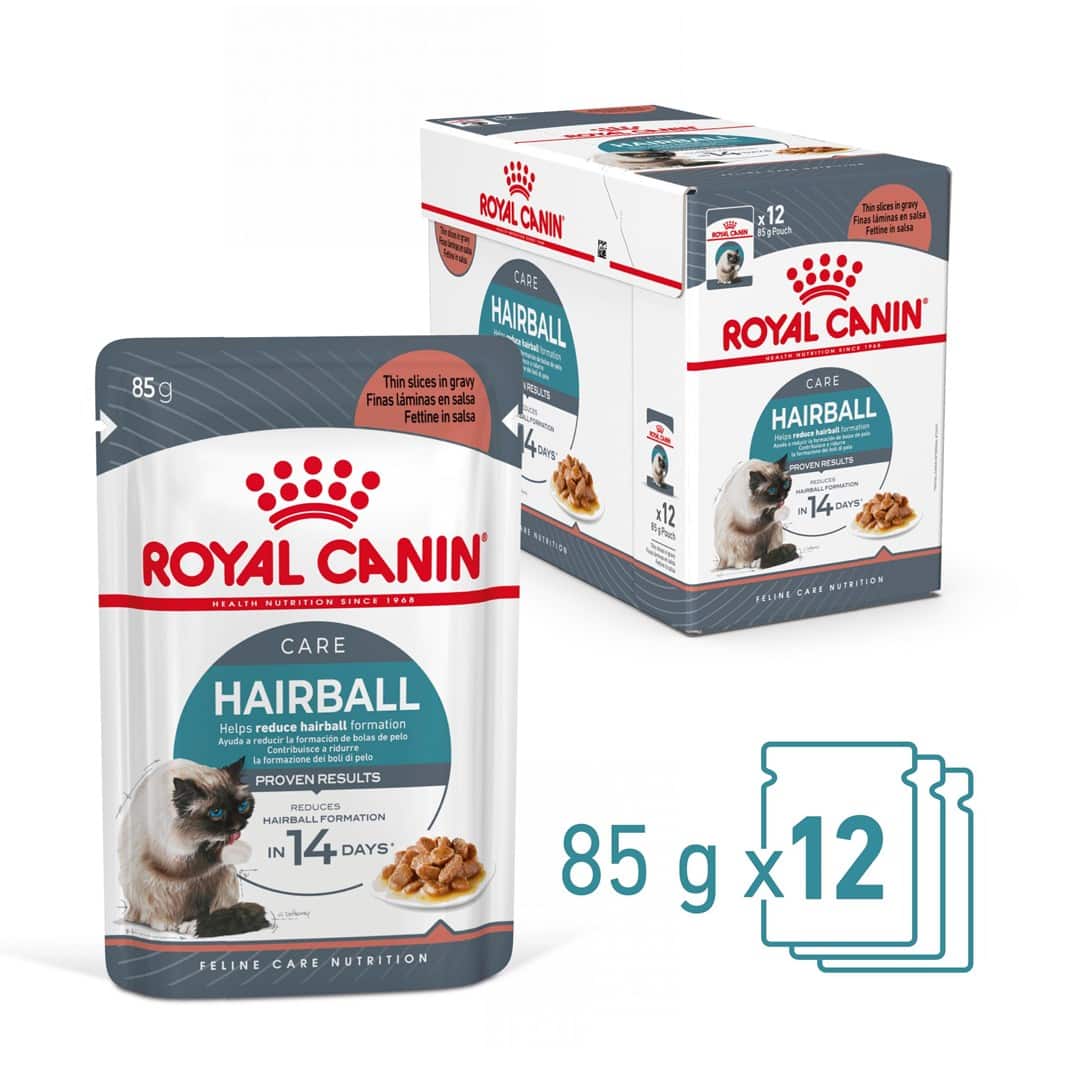 ROYAL CANIN FCN Hairball Care w sosie - mokra karma dla kota dorosłego - 12x85g — zdjęcie 1 z 8