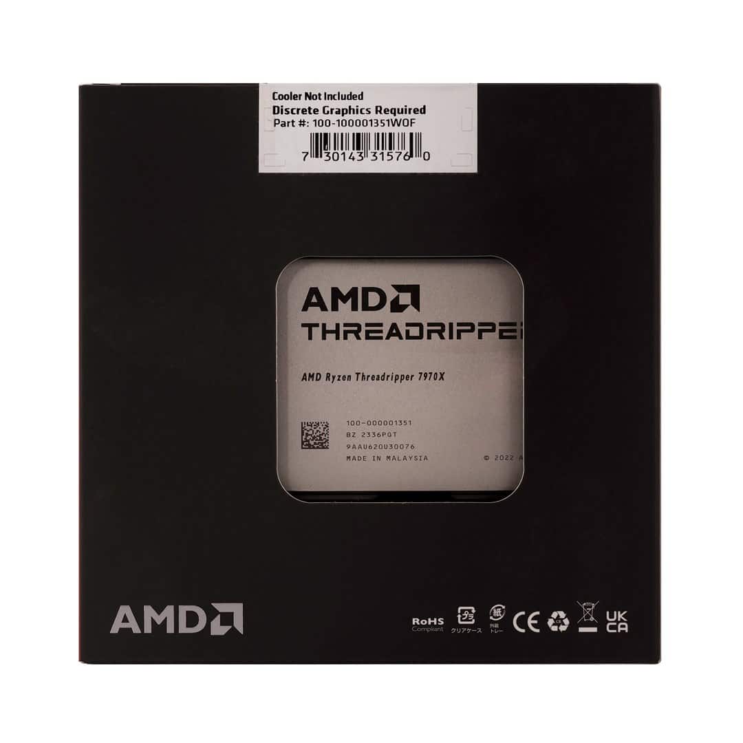 AMD Ryzen Threadripper 7970X (32C/64T) 4.0Ghz (5.3 GHz Turbo) Socket sTR5 TDP 350W — zdjęcie 1 z 4