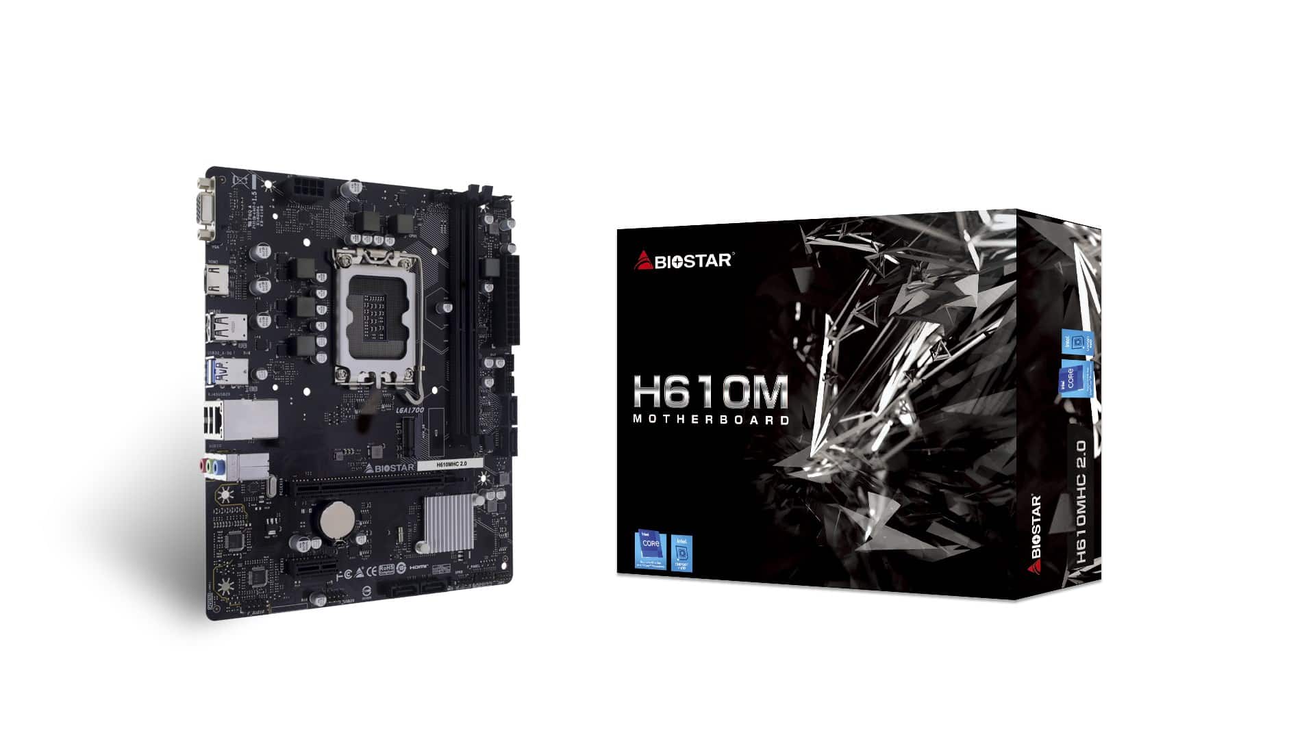 Płyta główna BIOSTAR H610MHC 2.0 Socket 1700 — zdjęcie 1 z 4