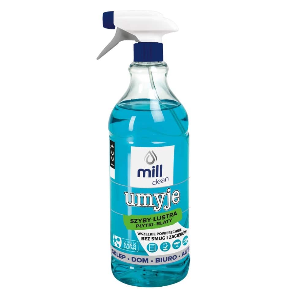 MILL CLEAN UMYJE Płyn 1,22l - Bez Smug i Parowaniu — zdjęcie 1 z 2