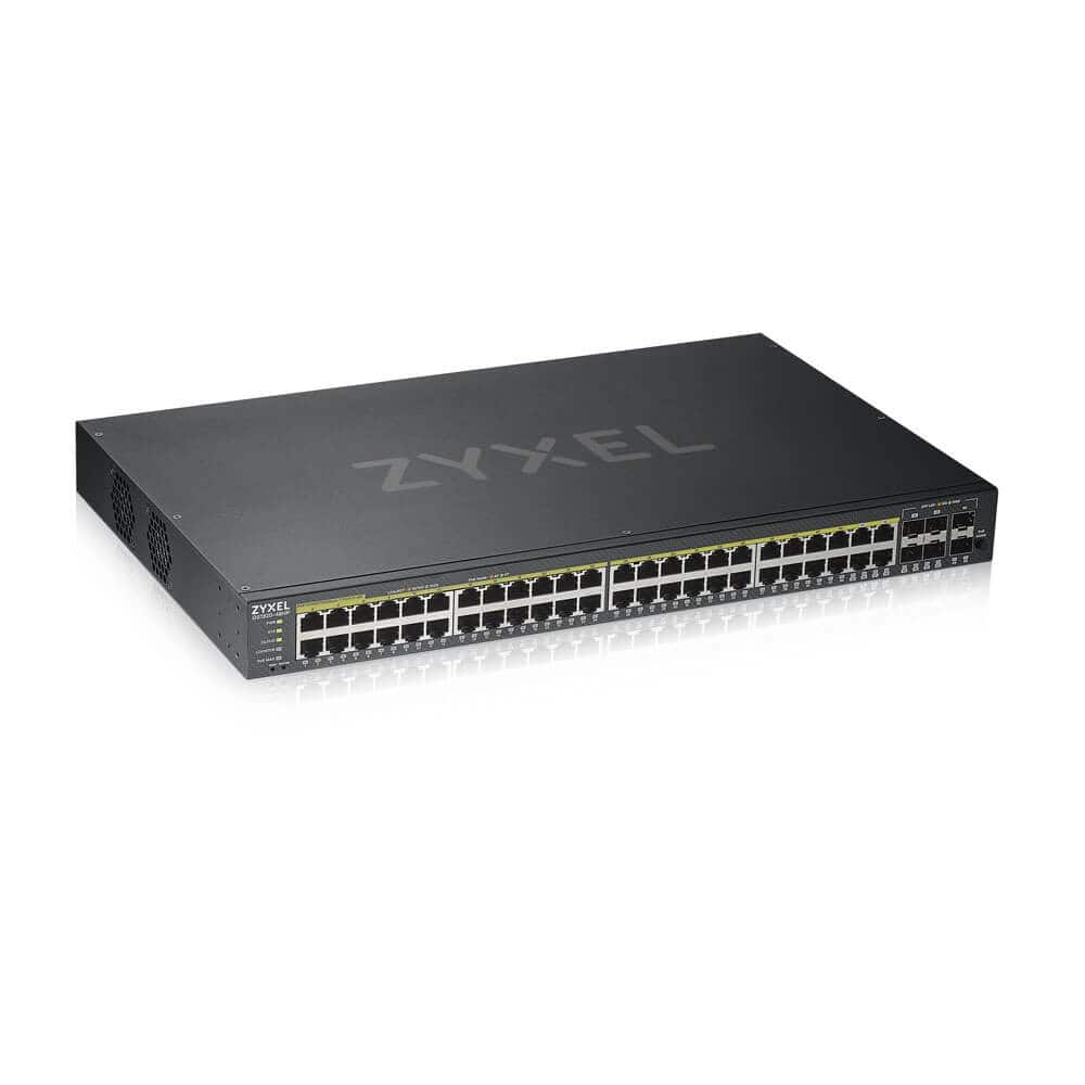 Switch Zyxel GS1920-48HP 50p PoE (PoE+: 48;) 375W Managed Gigabit — zdjęcie 1 z 4