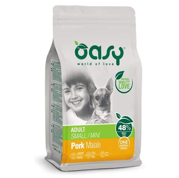 Oasy One Animal Protein Adult Small/Mini Pork 2,5kg