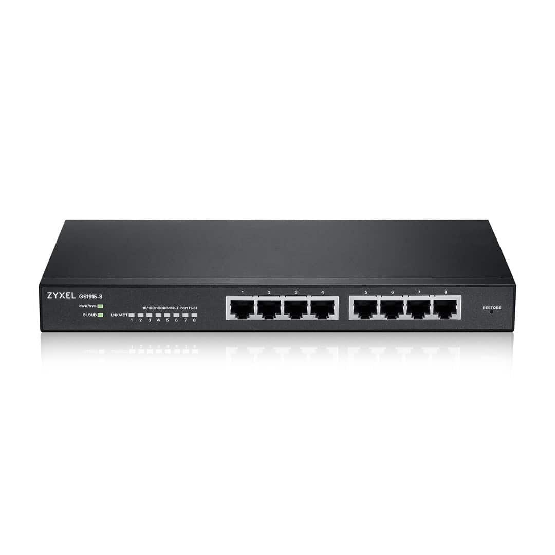 Switch Zyxel GS1915-8 8p Managed Gigabit — zdjęcie 1 z 8