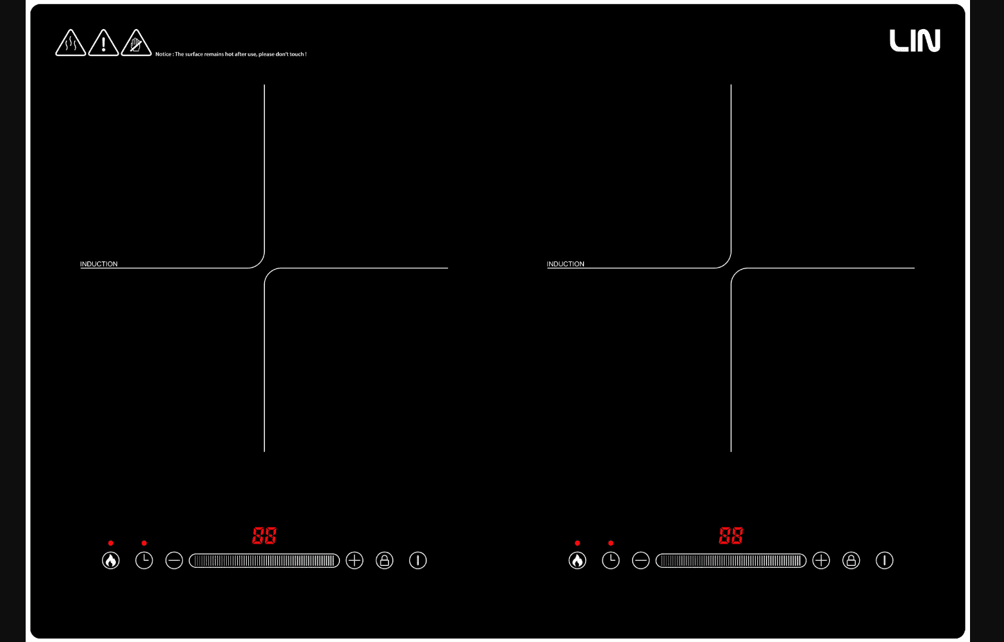 Płyta indukcyjna LIN LI2H-180 — zdjęcie 1 z 8