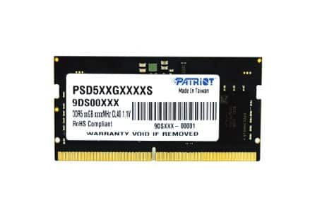 PATRIOT DDR5 32GB 4800MHz SO-DIMM Signature