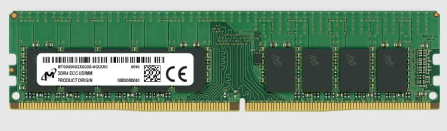 Micron UDIMM ECC 16GB DDR4 2666MHz MTA18ASF2G72AZ-2G6