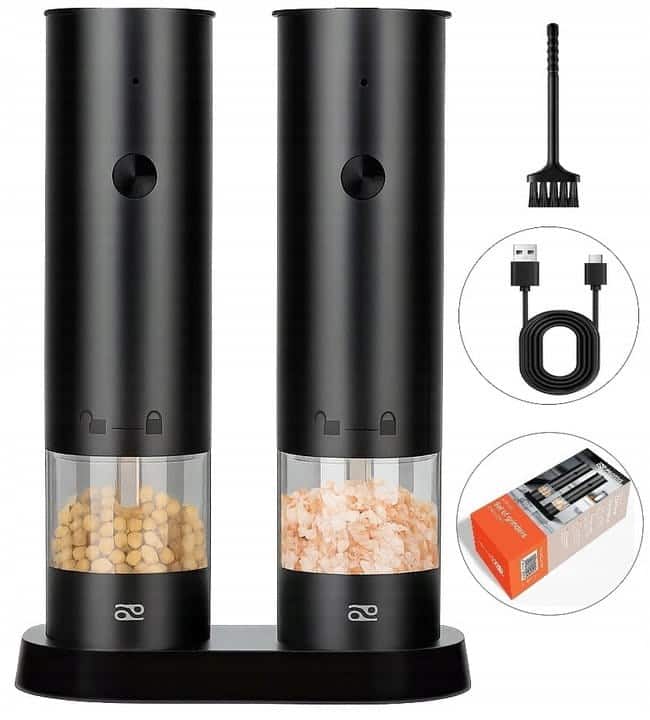 PROMIS ZESTAW MłYNKŃW USB Z PODSTAWKń MP34DUO — zdjęcie 1 z 6
