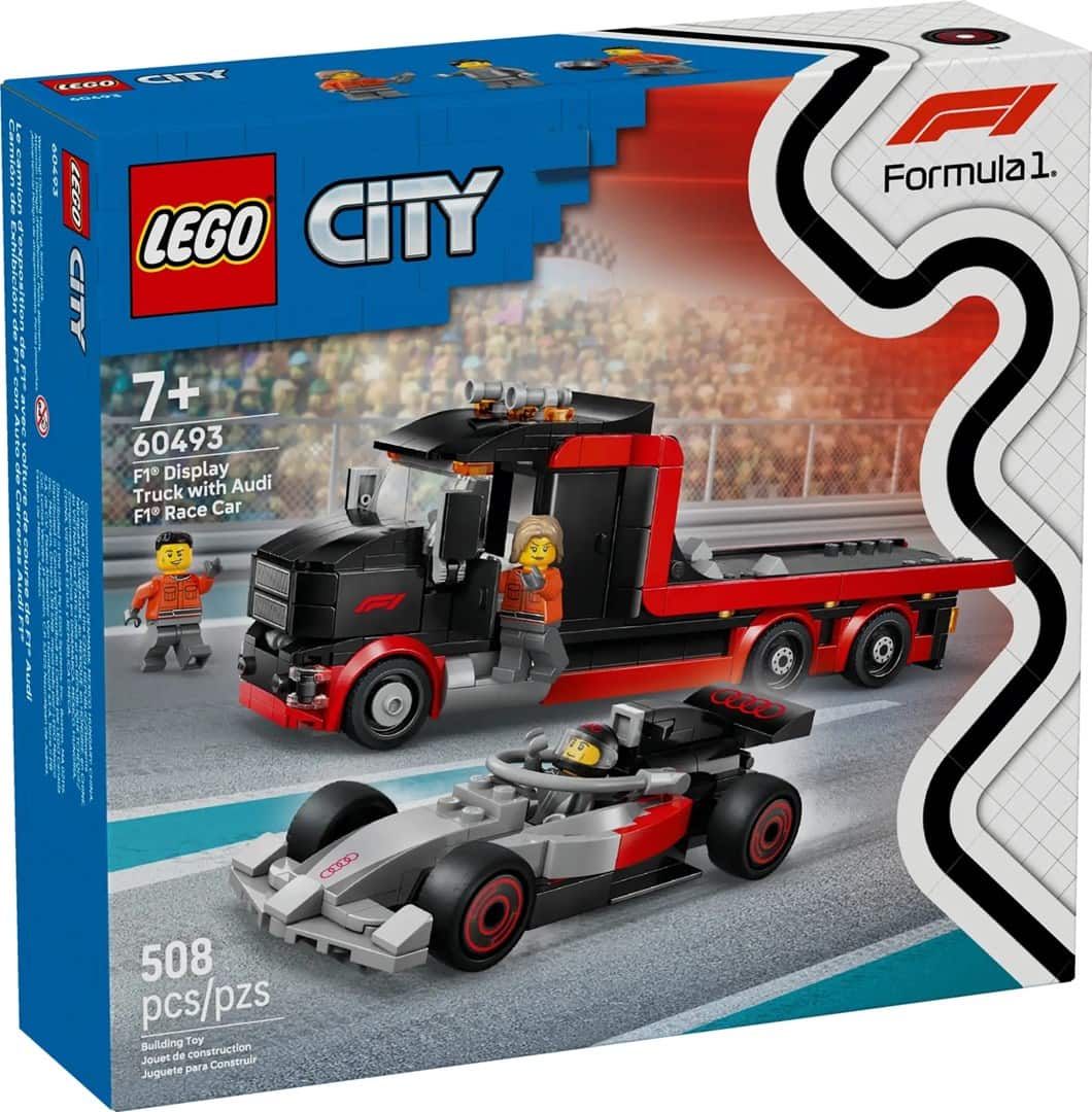 LEGO City 60493 - Ciężarówka F1 z bolidem Audi F1 — zdjęcie 1 z 3