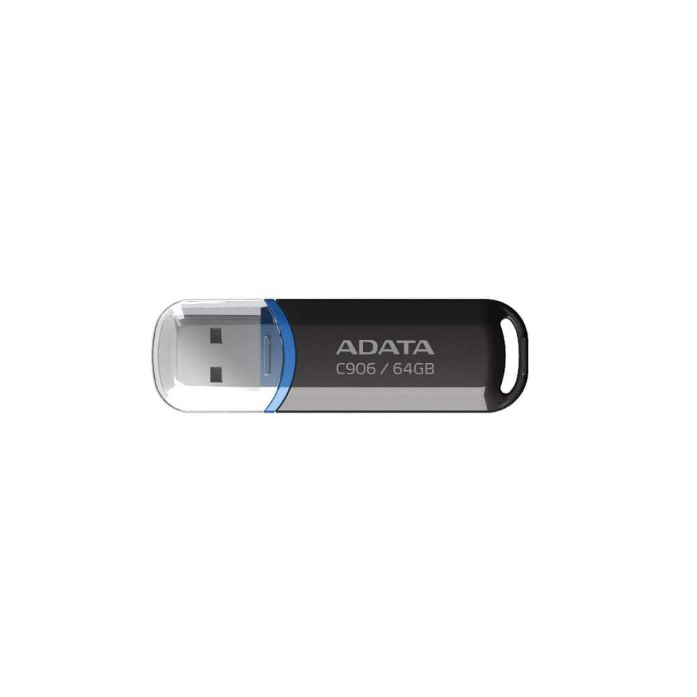 ADATA FLASHDRIVE C906 64GB USB 2.0 BLACK — zdjęcie 1 z 3