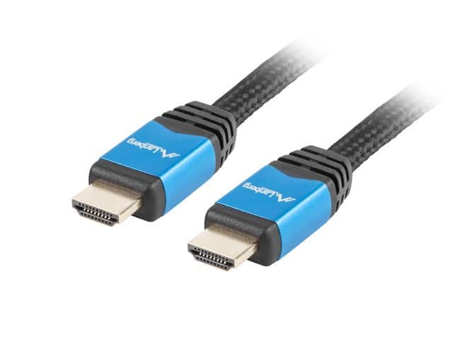 Kabel Lanberg Premium CA-HDMI-20CU-0030-BL (HDMI M - HDMI M; 3m; kolor czarny) — zdjęcie 1 z 2