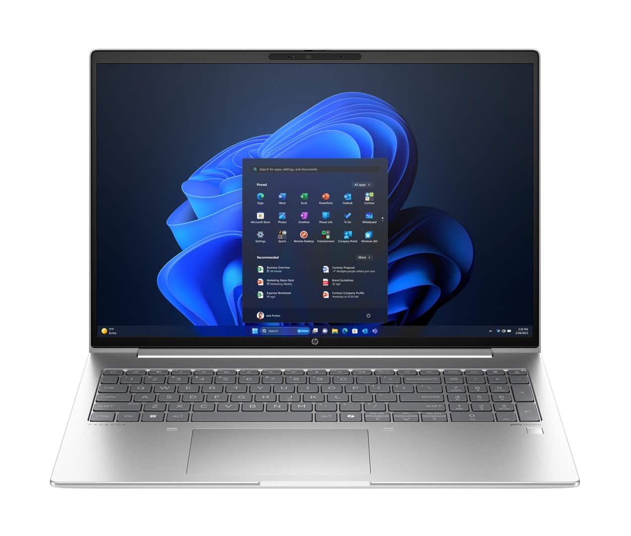 HP ProBook 465 G11 Ryzen 5 7535U 16"WUXGA AG IPS 16GB DDR5 SSD512 Radeon 660M 56Wh Win11 2Y OnSite Pike Silver TCO — zdjęcie 1 z 8