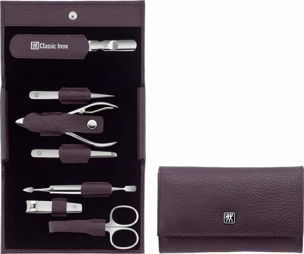 Zestaw podróżny ZWILLING Classic Inox 97646-008-0 - fioletowe etui 7 elementów — zdjęcie 1 z 8