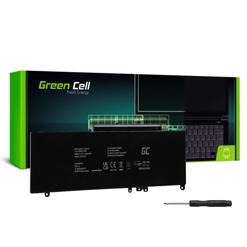 GREEN CELL BATERIA DE102V3 G5M10 0WYJC2 DO DELL LATITUDE E5250 E5450 E5550 6200MAH 7.6V — zdjęcie 1 z 5