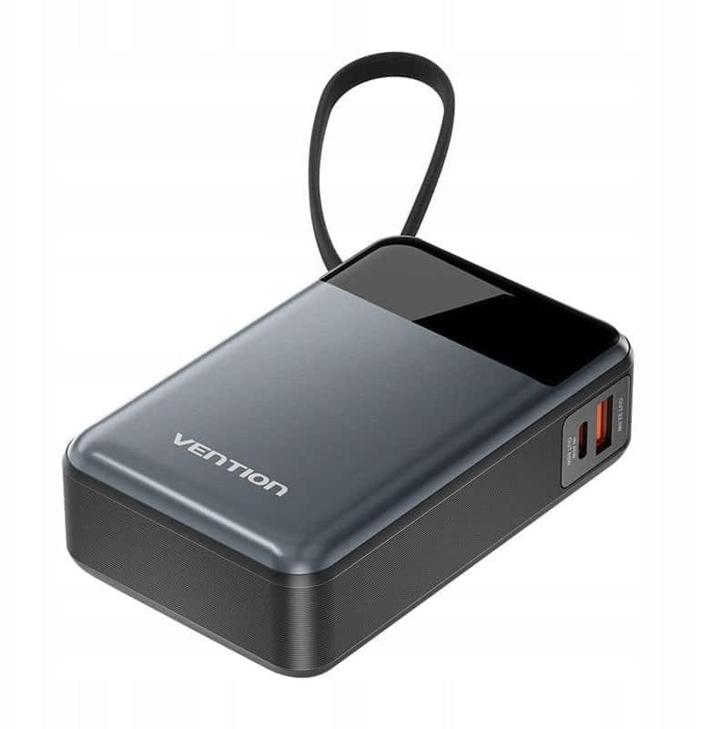 Powerbank Vention 20000mAh 65W 2 USB-C — zdjęcie 1 z 3