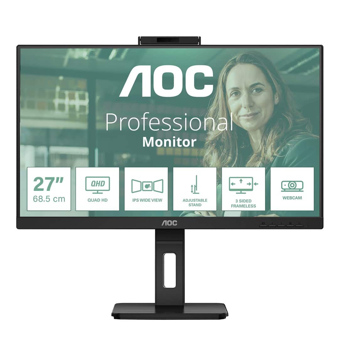 MONITOR AOC LED 27" Q27P3QW Czarny — zdjęcie 1 z 8