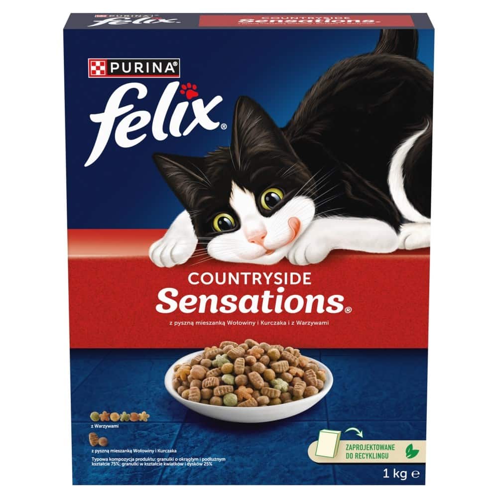 Purina FELIX Countryside Sensations Wołowina 1kg — zdjęcie 1 z 6