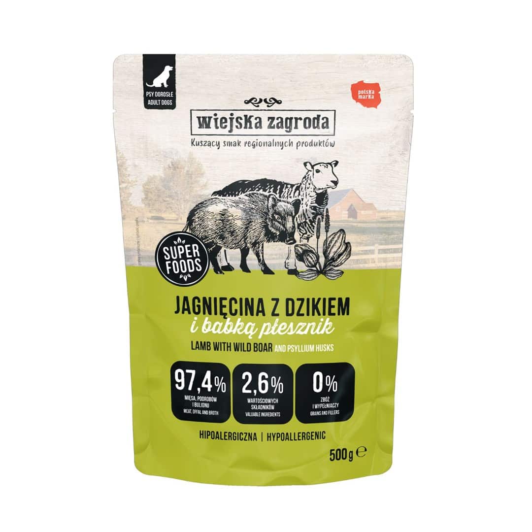Wiejska Zagroda Jagnięcina z dzikiem 500g — zdjęcie 1 z 2