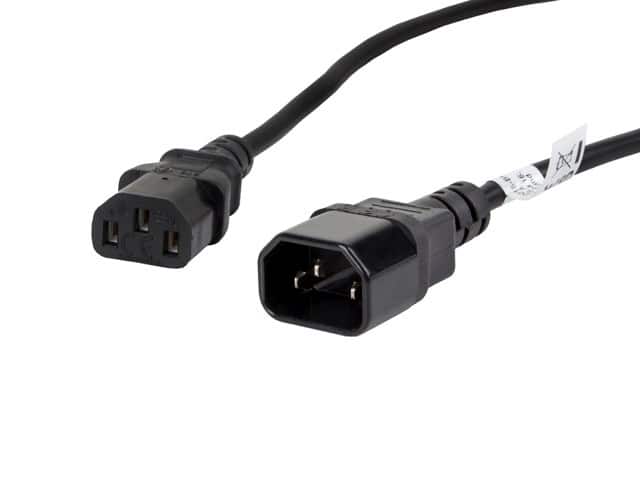 Przedłużacz Lanberg CA-C13E-11CC-0018-BK, 1,8m, czarny — zdjęcie 1 z 4
