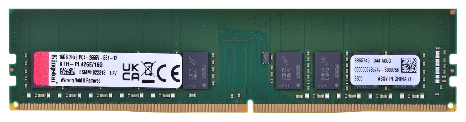 Pamięć Kingston 16GB DDR4-2666Mhz HPE/HP — zdjęcie 1 z 3