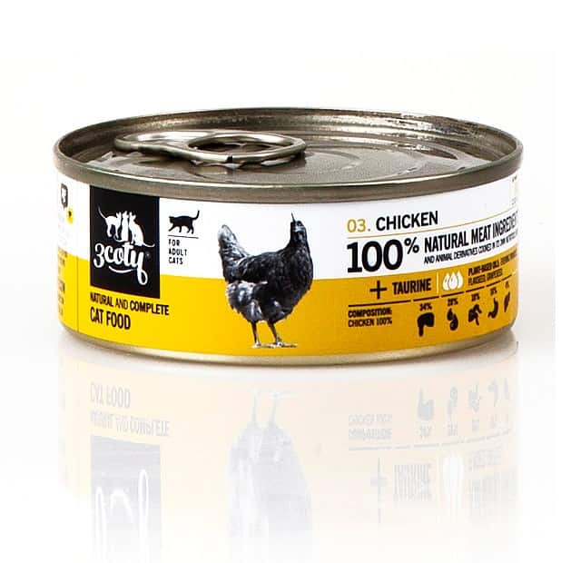 3Coty CHICKEN for Adult cats 80g — zdjęcie 1 z 8