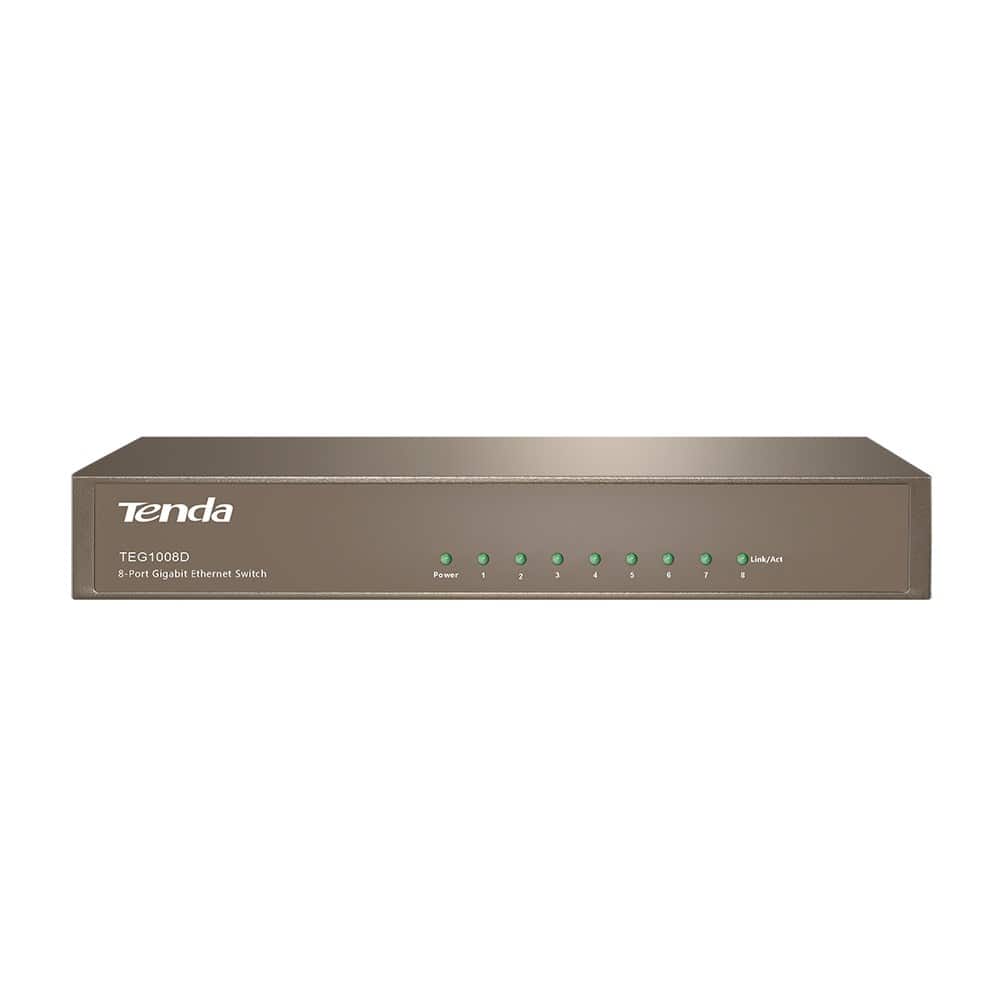 Switch Tenda TEG1008D (8x 10/100/1000Mbps) — zdjęcie 1 z 3