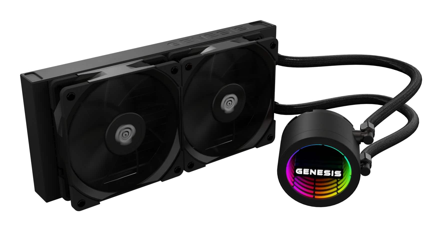 GENESIS CHŁODZENIE WODNE HYDRA 240 CZARNE — zdjęcie 1 z 8