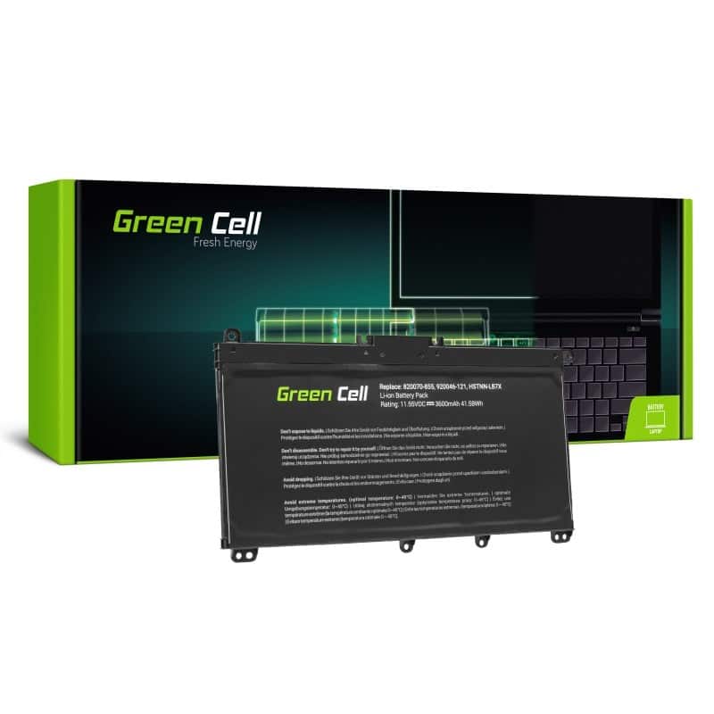 GREEN CELL BATERIA HP145 TF03XL DO HP PAVILION 14 15 15T 15Z 17 17Z 3400MAH 11,55V — zdjęcie 1 z 5