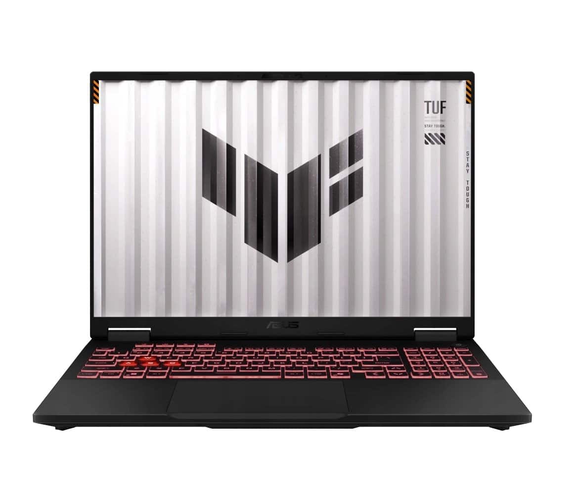 ASUS TUF Gaming A16 FA608UH-R7165W Ryzen 7 260 16.0"FHD+ IPS-level 300nits AG 16GB DDR5 5600 SSD512 GeForce RTX 5050 8GB WLAN+BT LAN Cam1080p 90WHrs W11 Jaeger Gray — zdjęcie 1 z 8