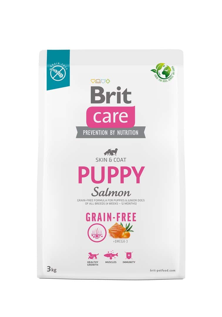 BRIT Care Grain-Free Puppy Salmon - Sucha Karma 3 kg — zdjęcie 1 z 2