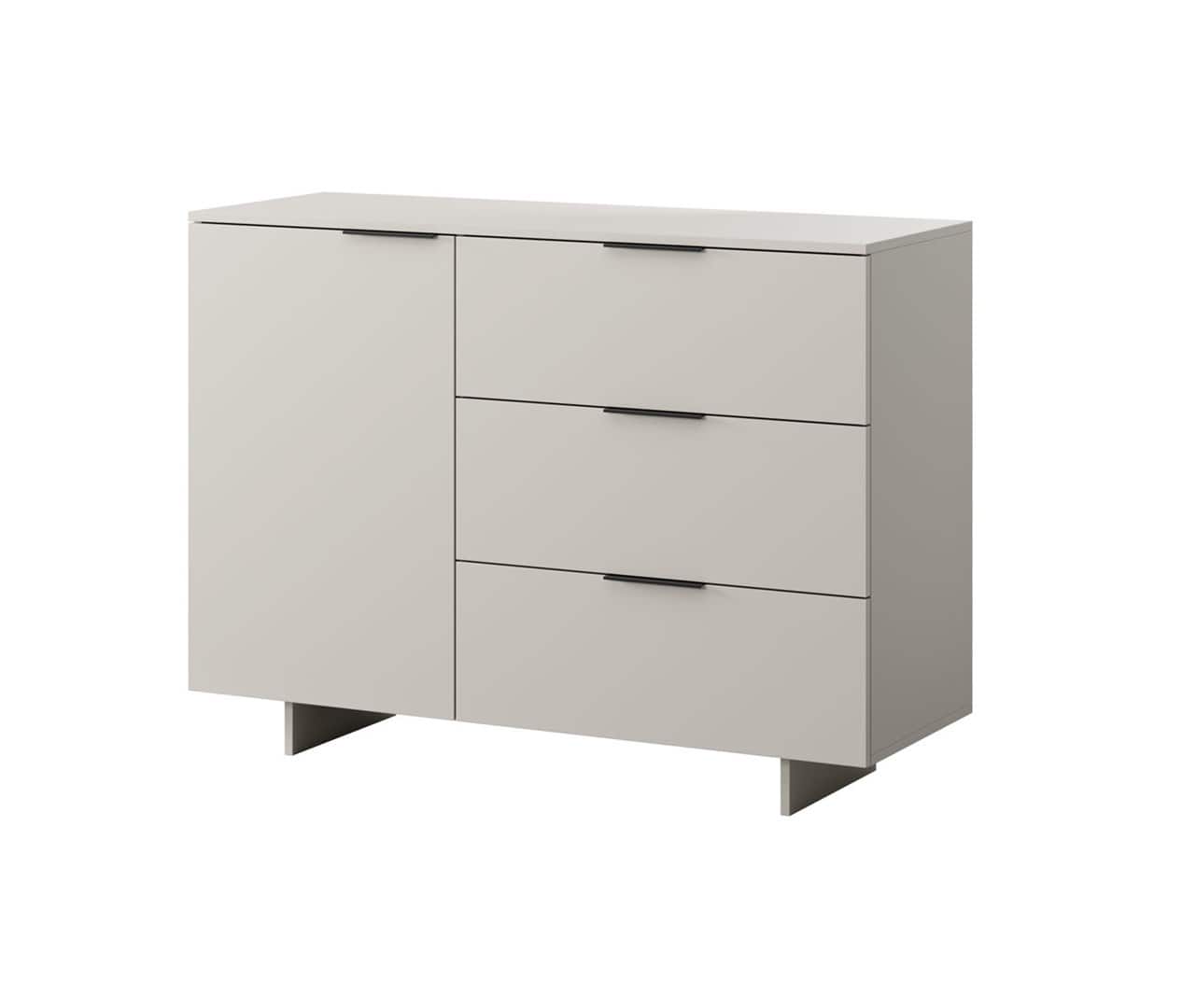 Komoda 1D3S ALMA 120x41,5xH90 kaszmir — zdjęcie 1 z 4